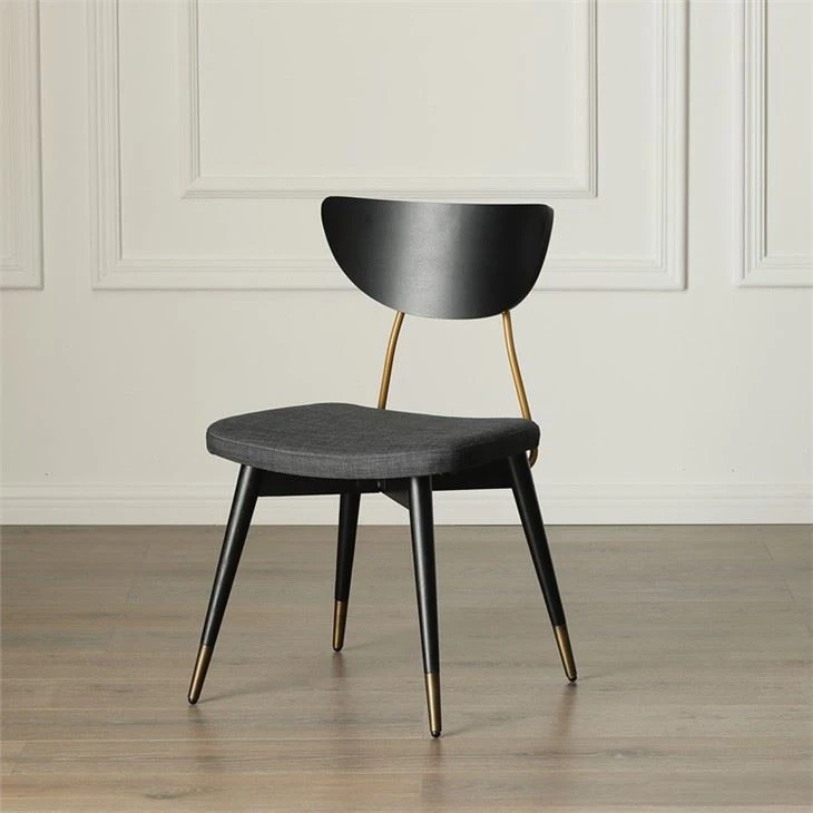 Black Velvet Cushion Dining Chair Black Velvet Cushion Dining Chair