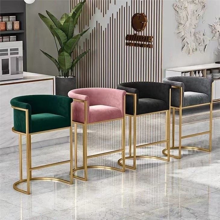 Nordic Luxury Bar High Chair